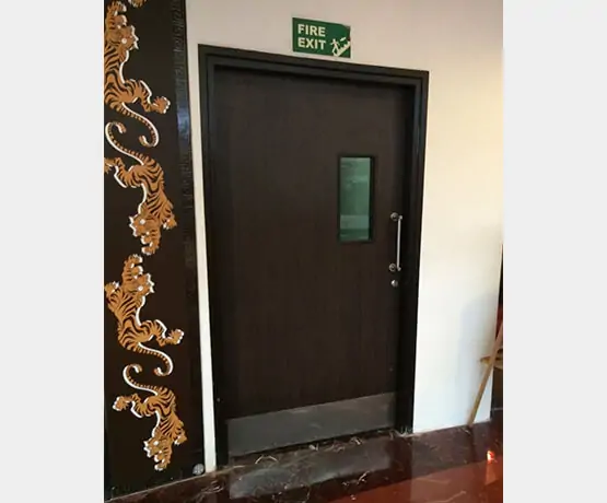 NAVAIR wooden fire-rated door